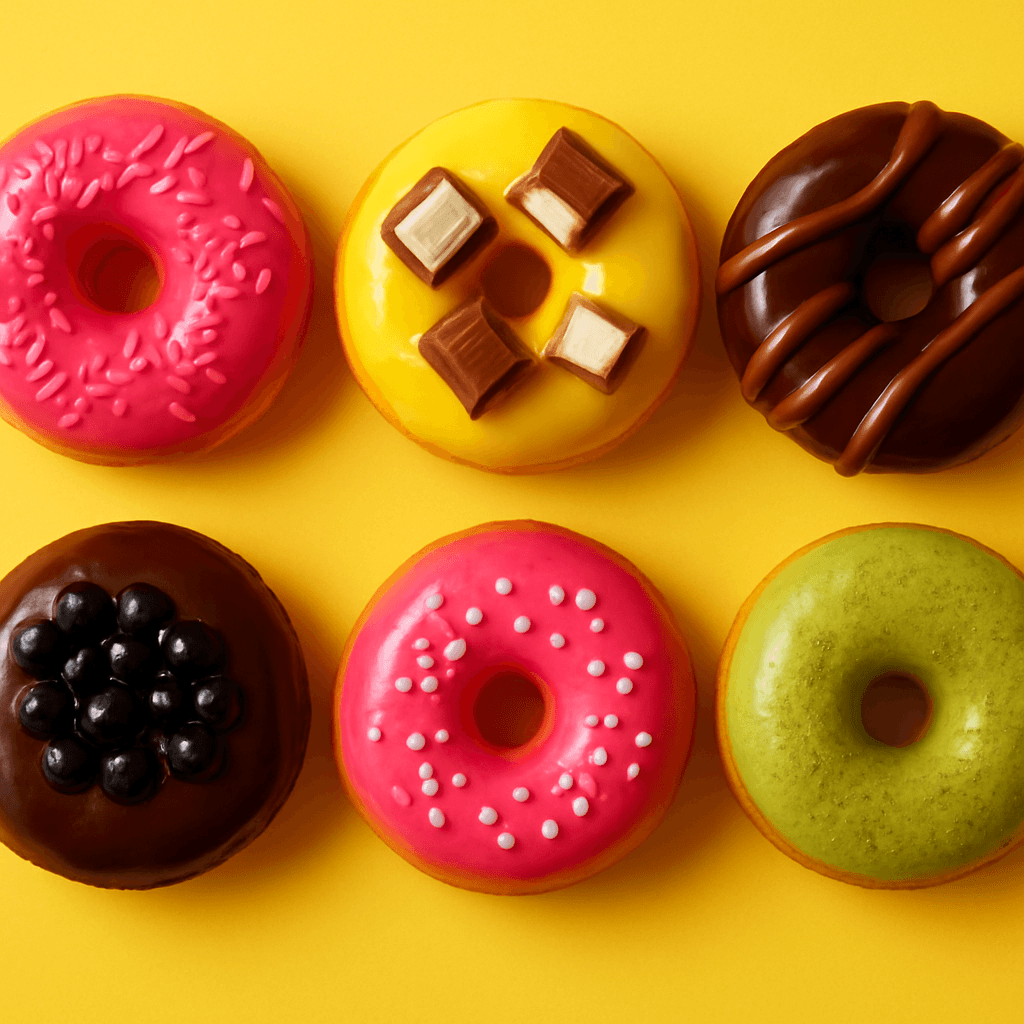 Handgemachte Donuts von Monkey Donuts & Bubble Tea mit kreativer Glasur und Toppings